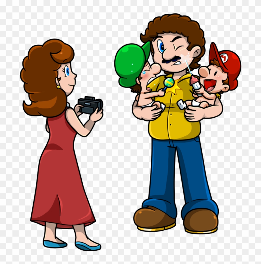 Smile For The Camera, Boys By Nintendrawer - Baby Mario And Baby Luigi #1019969