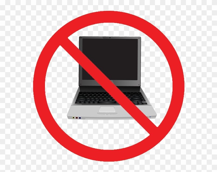 Clipart - No Cell Phones Or Laptops #1020157