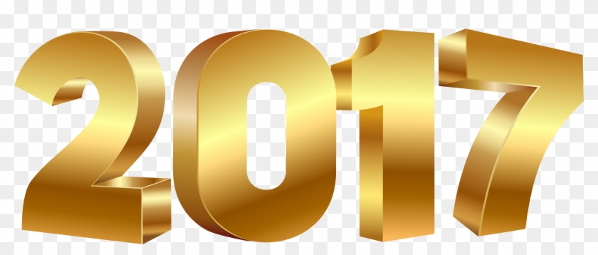 2017 Gold Large Png Transparent Image Klipart - 2017 Gold Png #1020250