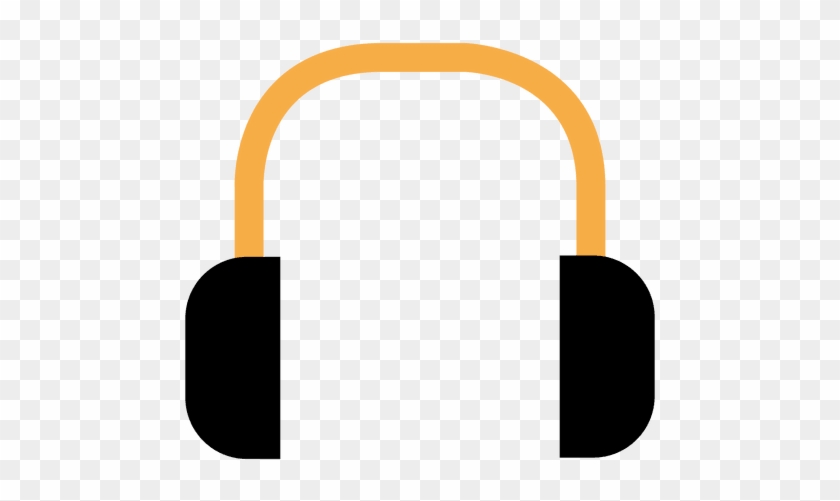 Headphone Flat Icon Transparent Png - Headphone Transparent #1020666