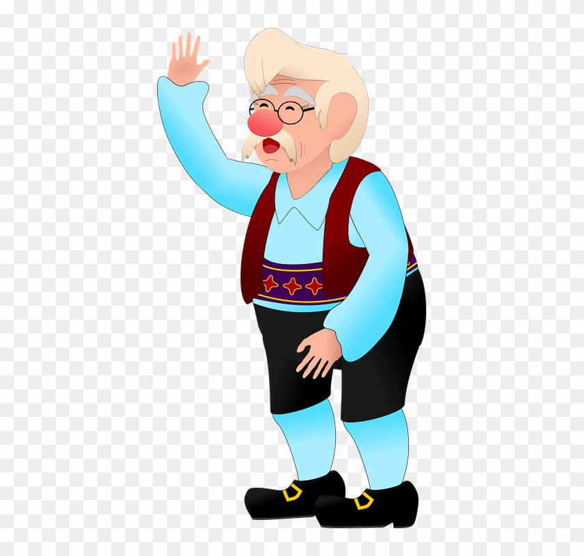 Cartoon Grandfather Cliparts 14, Buy Clip Art - De Gepeto #1020714