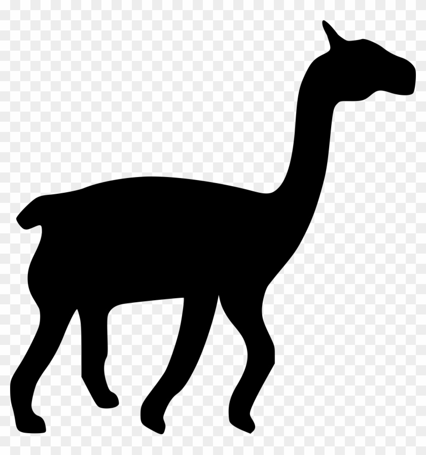 Llama Png - Llama Silhouette Png #1020753