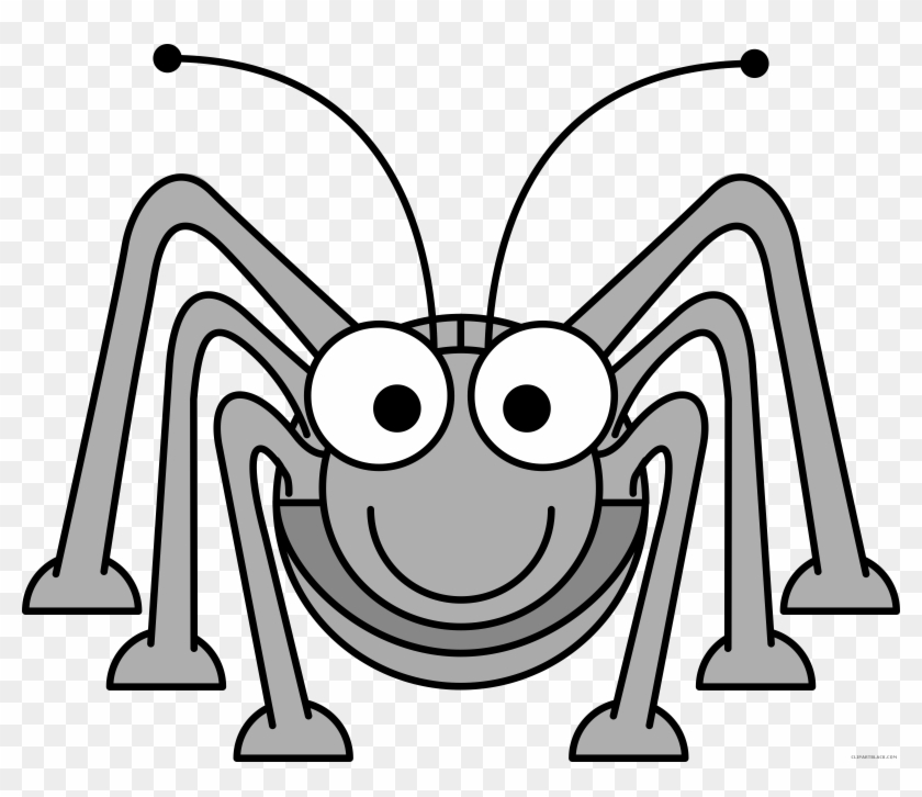 Cute Bug Animal Free Black White Clipart Images Clipartblack - 3drose Print Of Green Grasshopper On Green Dots - Mouse #1021169