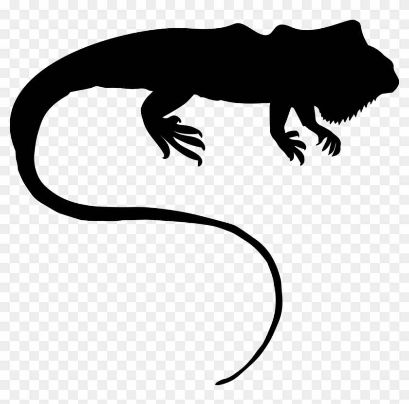 - Pixels - - Iguana - Iguana Silhouette #1021271