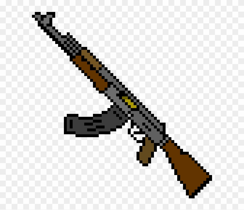 Ak - Ak 47 Pixel Art #1021410