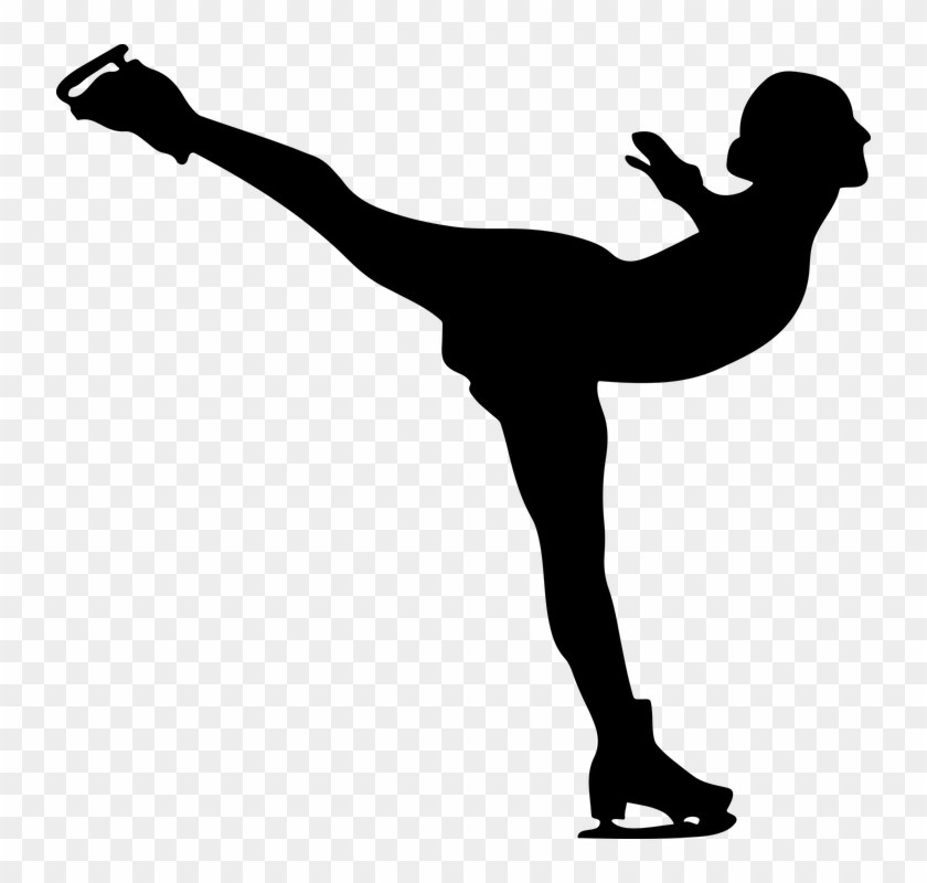 Skating Clipart Transparent Background - Ice Skater Clip Art #1021556