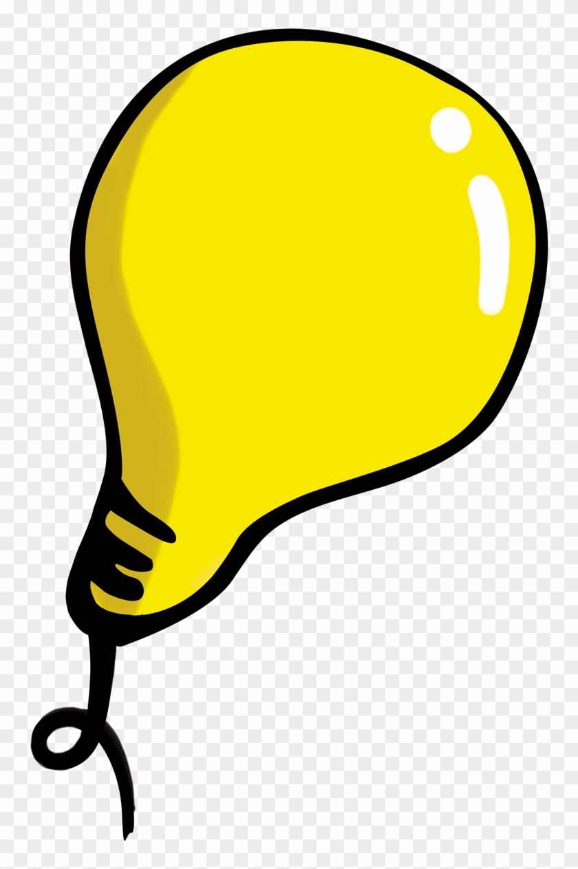 Incandescent Light Bulb Clip Art - Yellow #1022148