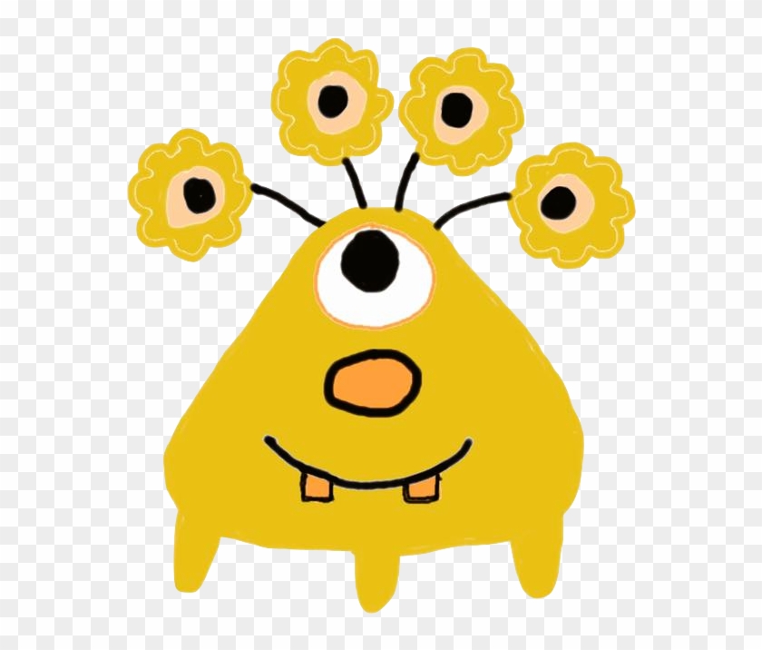 Monster Clipart Yellow Monster - Cartoon #1022153