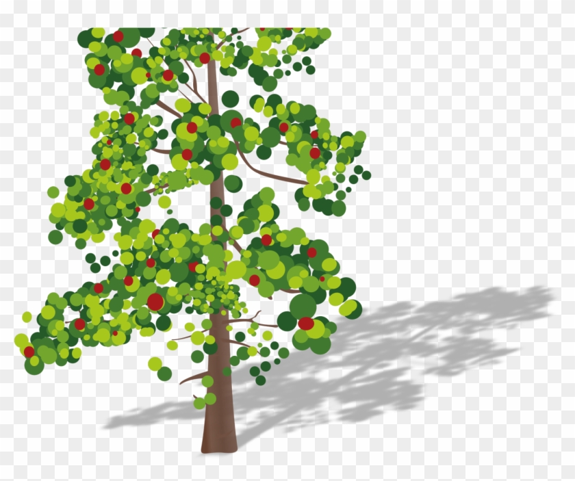 Tree With Fruits By Baditaflorin - Carbon Dioxide Oxygen Cycle #1022198