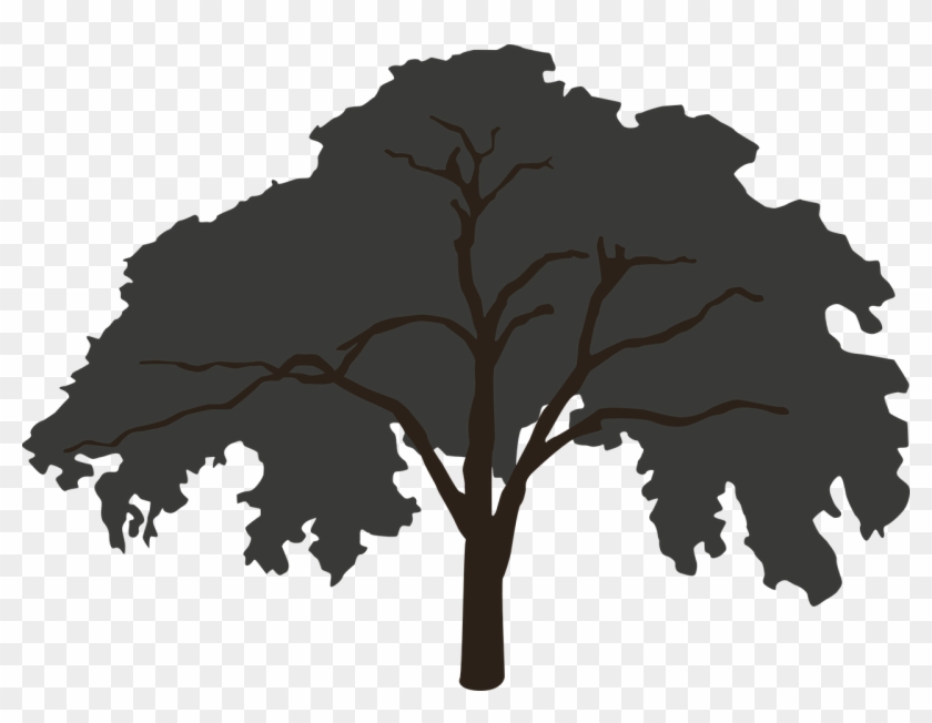 Trees Silhouette Cliparts 4, Buy Clip Art - Book In Her Hand [book] #1022404