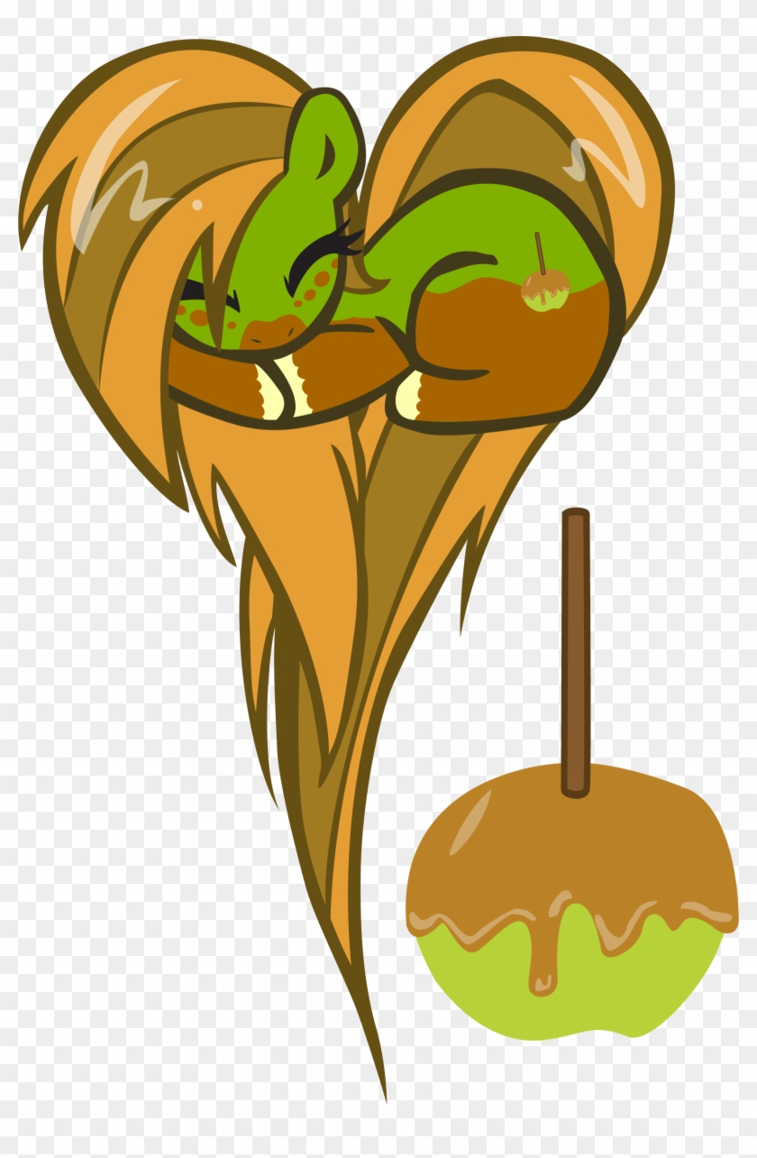 Caramel Apple Heart Pony By Pyrestriker Caramel Apple - Caramel Apple #1022419
