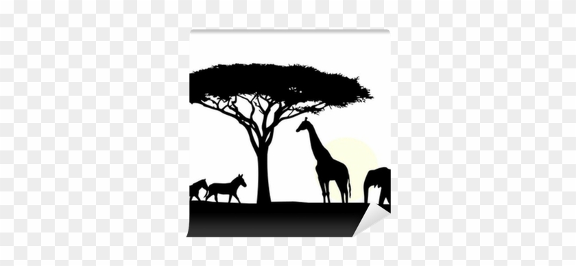 False African Safari Wall Decal Jungle Wild Animals #1022439