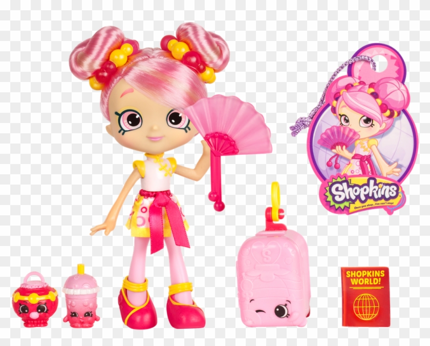 56421 56422 Spk Shoppies Fa17 W2 Bubbleisha O Fep - Shopkins Dolls World Vacation #1022571