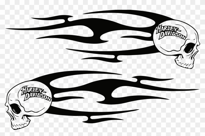 Harley Decals Airbrush Gas Tank Stencils Vinyl - Airbrush #1022984