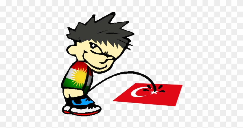 Fuck Turkey - Piss On Ford Sticker #1023150