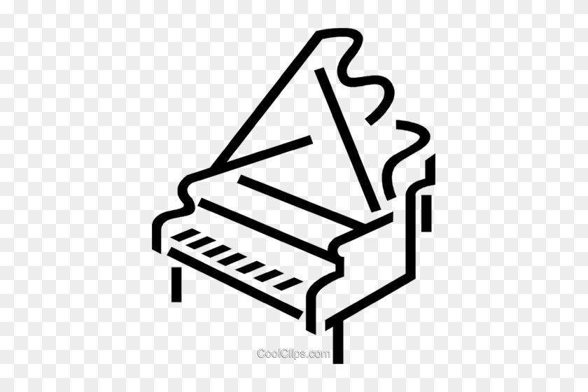 Pianos Royalty Free Vector Clip Art Illustration - Pianos Royalty Free Vector Clip Art Illustration #1023324