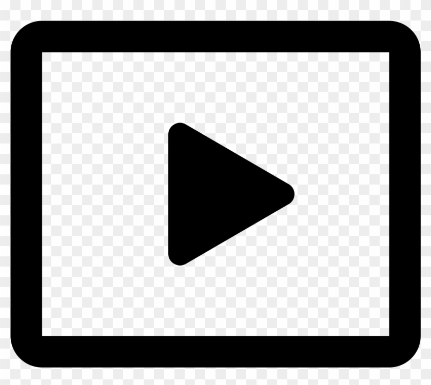 This Icon Is A Play Or Start Button Typically Found - Sign #1023581