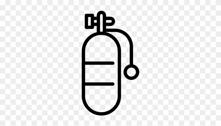 Air Tank Vector - Scuba Air Tank Vector Png #1024097