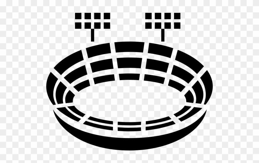 Sports Stadium Rubber Stamp - Stadium Icon #1024322