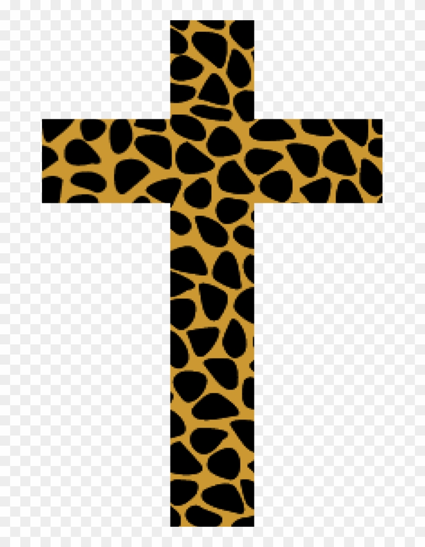 J - A - Z - E Attire Leopard Print Cross - Leopard Print Cross #1024423