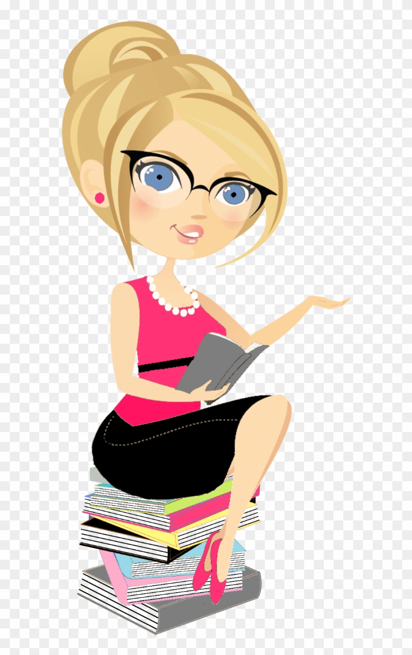 Jaime Pink True Transparent Book Pile - Fiction #1024570