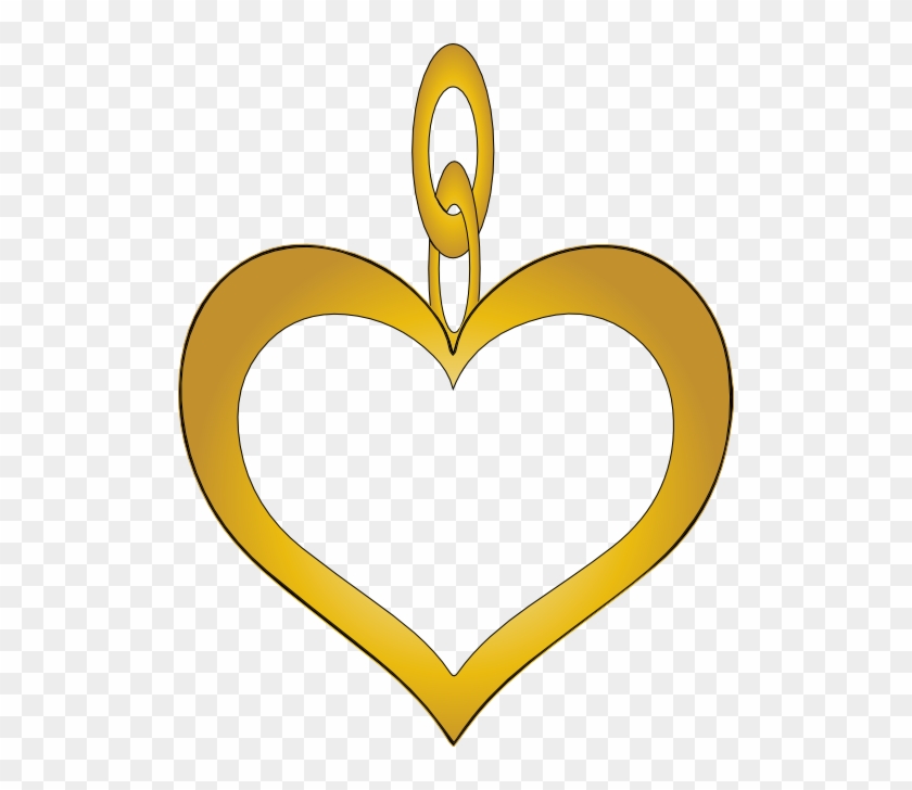 Necklace Clipart - Heart Necklace Png Clipart #1024575