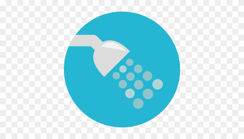 For Those Struggling To Find A Job, Secure An Apartment - Shower Icon Png #1025061