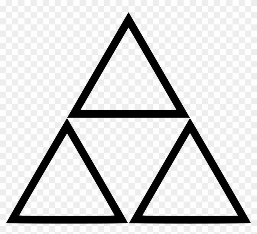 Triangle Link Zelda Video Gaming Comments - Zelda Triangle Logo Png #1025103
