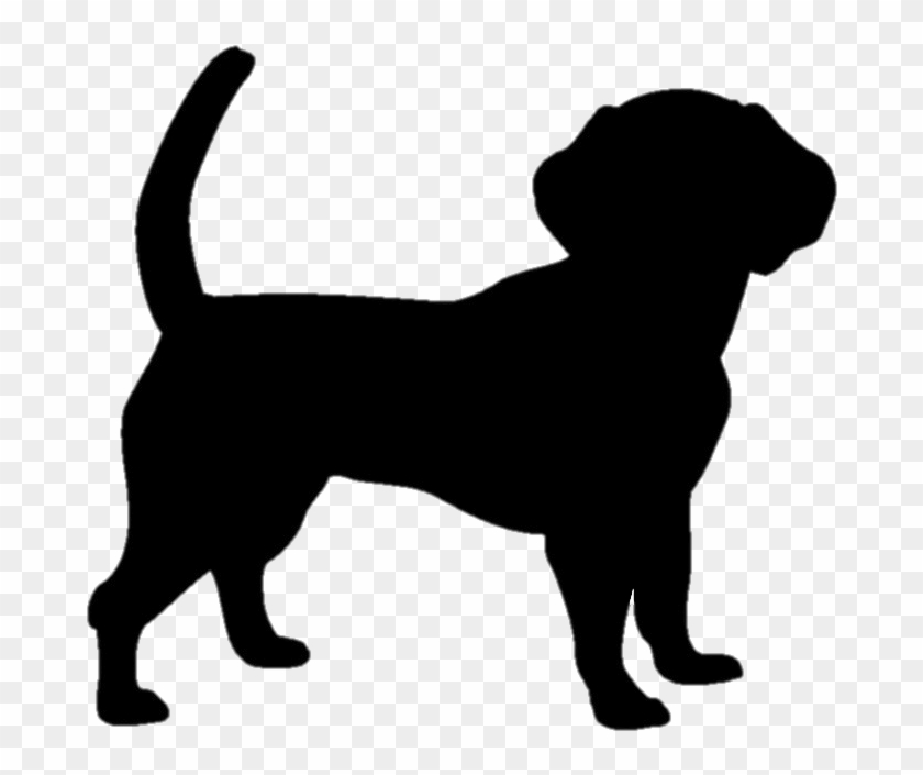 Black And White Clip Art Of A Pup - Jds Personalized Gifts Personalized Beagle Classic #1025139