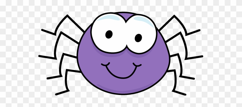 Purple Cartoon Spider Clip Art - Aranha Desenho Para Colorir #1025611
