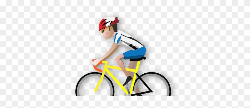 Dibujo Señor En Bicicleta Png #1025932