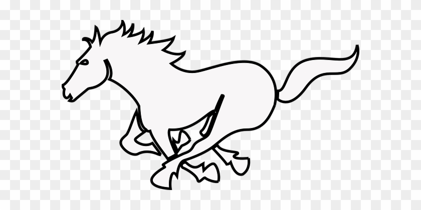 Horse, Cantering, Canter, Equestrian - Horse Is Running Clipart #1026068