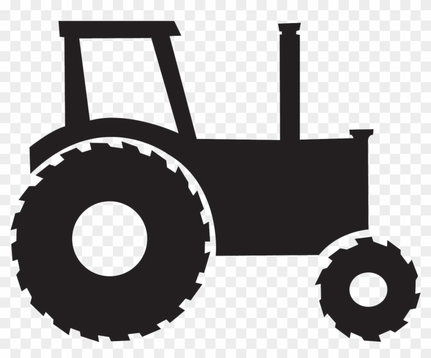 Transform Your Tractor Into A Robot - Black And White Tractor Clipart #1026205