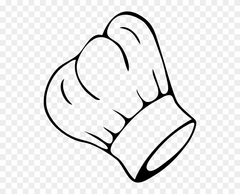 Chef Hat Clipart Kid - Chef Hat Black And White #178488