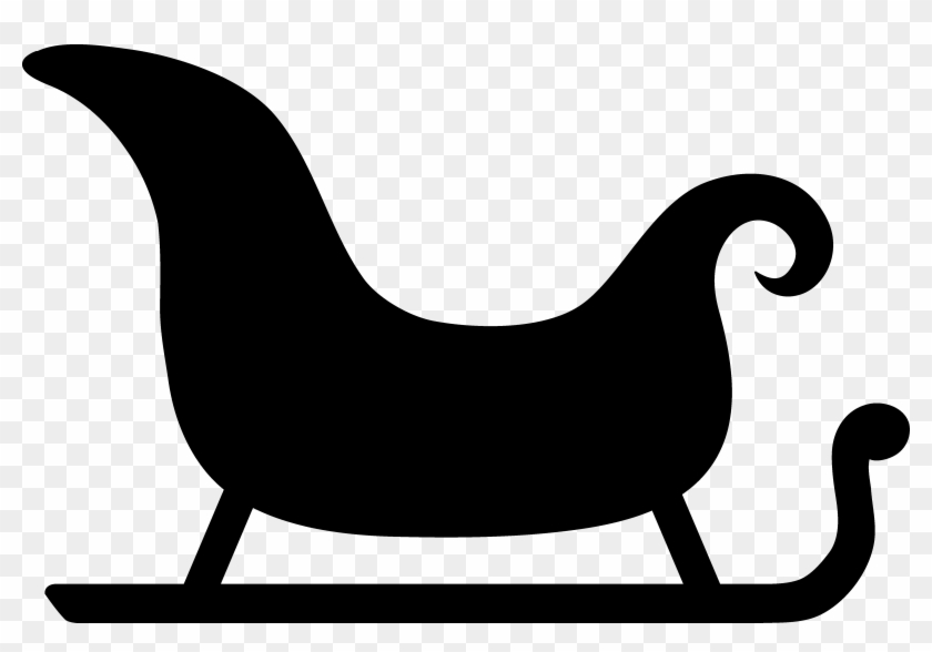Simple Sleigh Silhouette - Sleigh Silhouette #179109