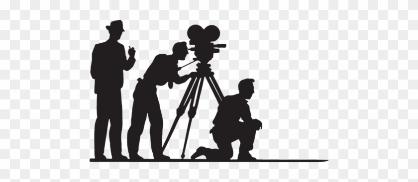 A14 Eps Vector Silhouette Clipart Â€“ Oldcuts - Film Crew Clipart #179201