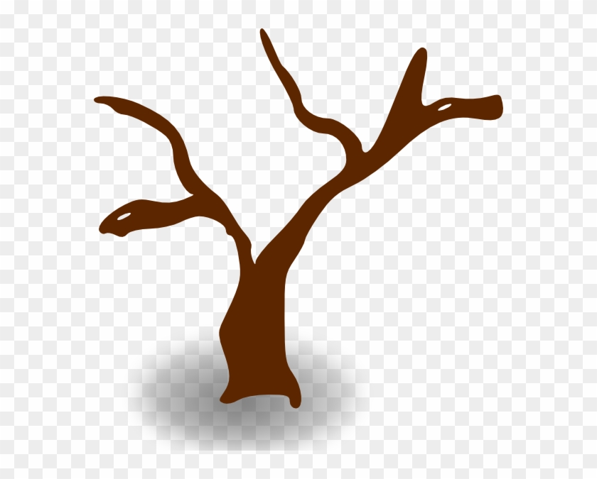 Free Vector Rpg Map Symbols Deserted Tree Clip Art - Tree Clip Art #179432