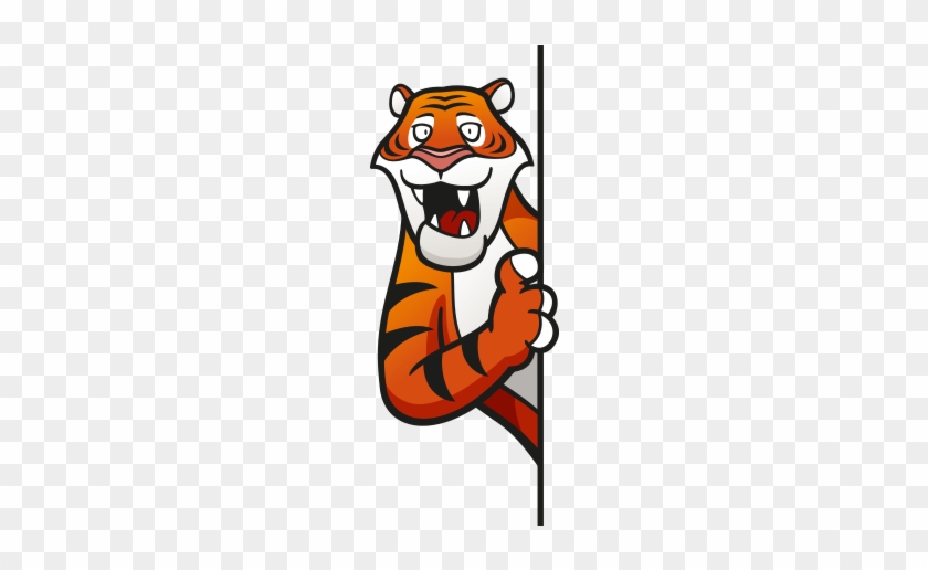 Clipart Bir Şeyin Ardından Bakan Kaplan - Tiger #179634
