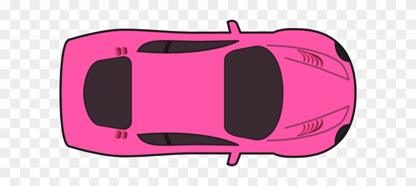 Cartoon Race Car Clip Art - Car Top View #179847
