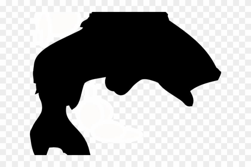 Bass Outline Cliparts - Bass Fish Silhouette #180660