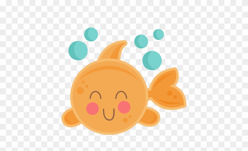 Happy Fish Svg Cutting Files For Scrapbooking Fish - Png Fish Cute Clipart #180935