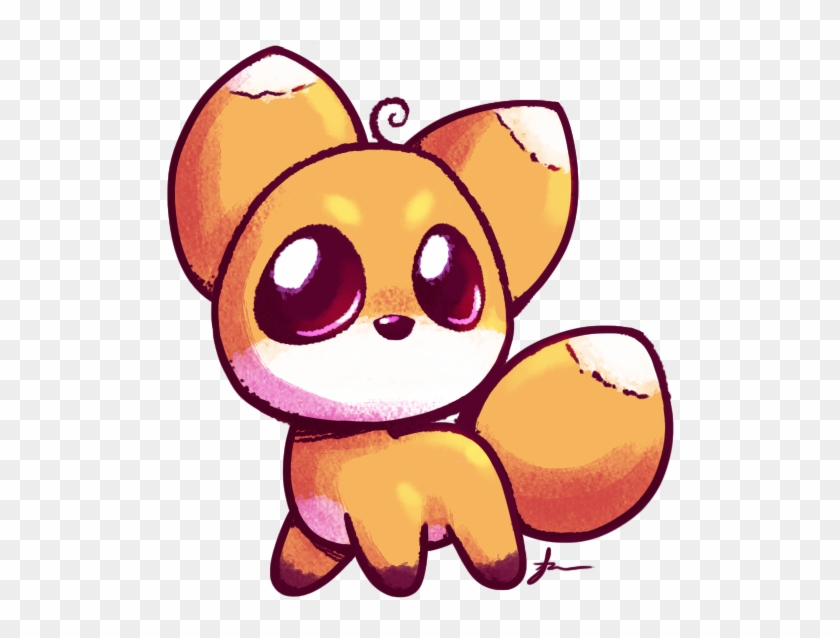 Full Size Of Drawing - Easy Cute Fox Drawing #181284