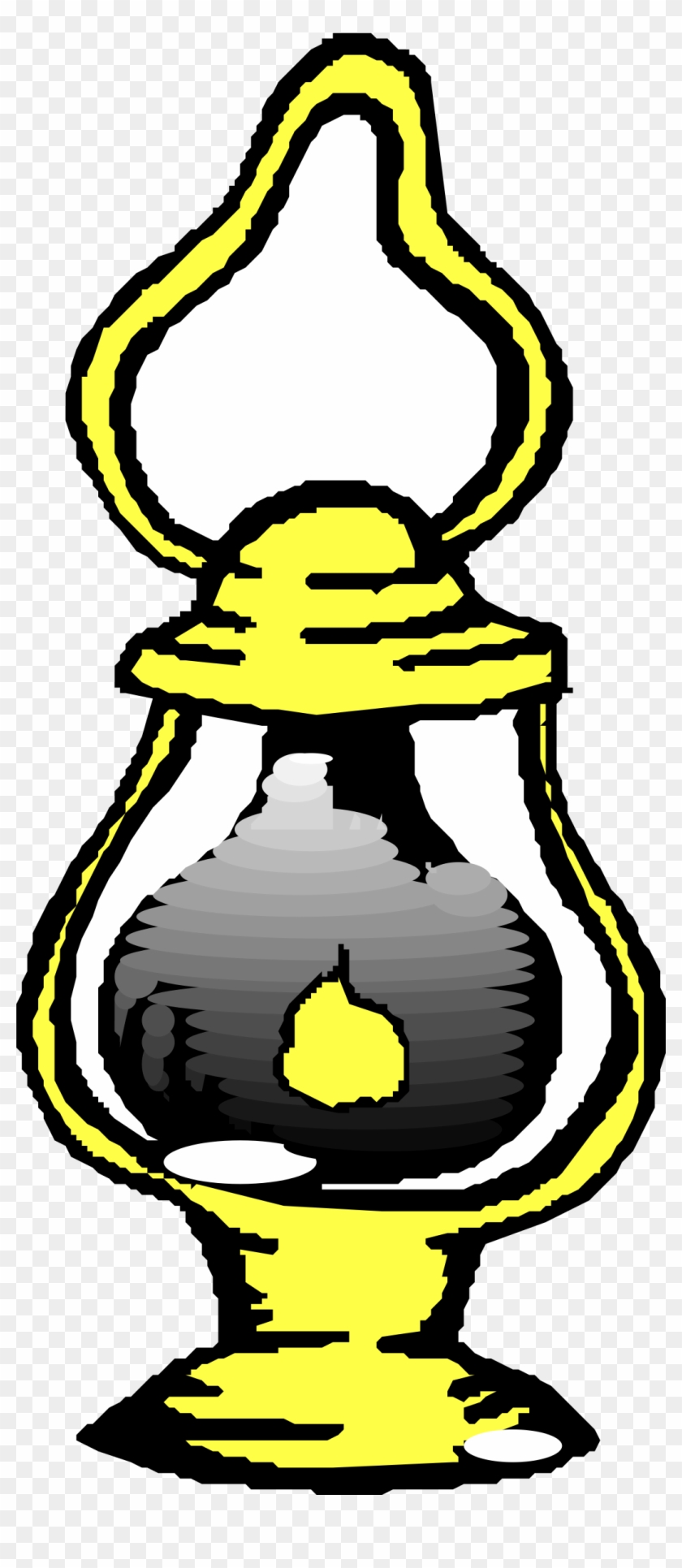 Free Vector Kerosene Lamp Clip Art - Old Lamp Clip Art #181542