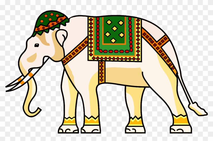 Ornamental Elephant - Thai Elephant Clip Art #181887