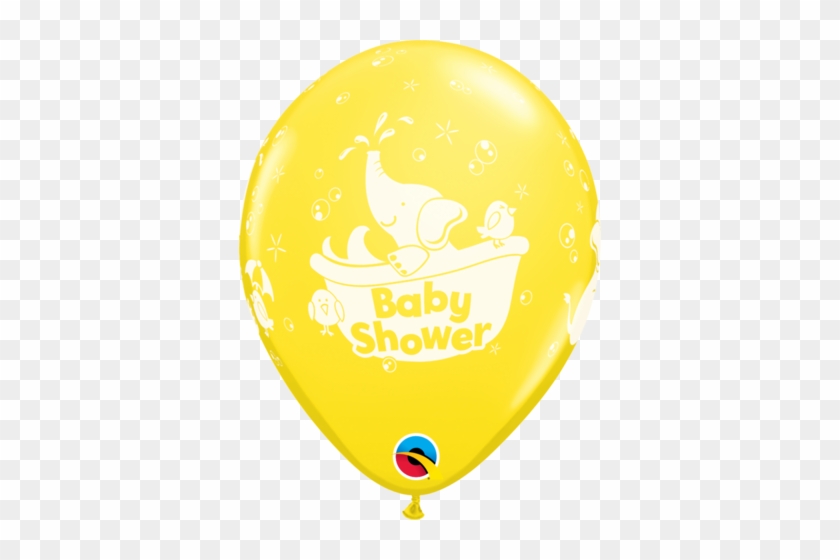 11" Assorted Baby Shower Elephant Latex Balloons X - Yellow Baby Shower Balloons #182161