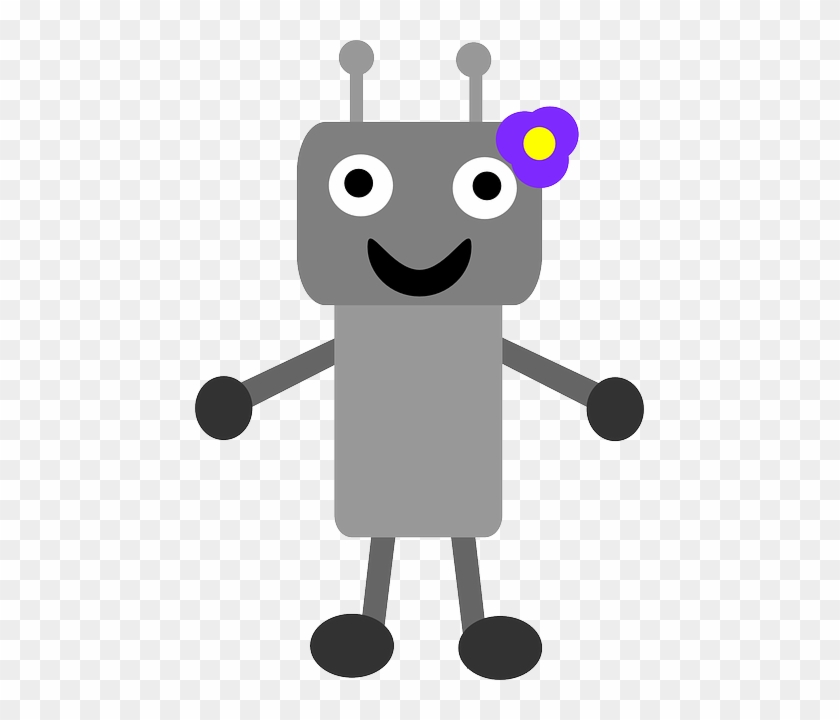 Happy Girl, Robot, Happy - Girl Robot Png #1027432