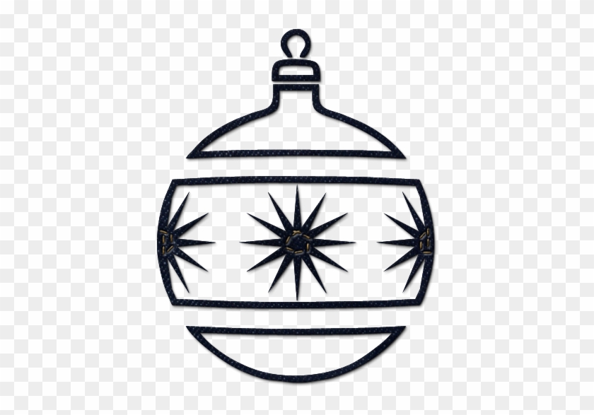 Christmas Ornament Black And White Christmas Ornament - Christmas Ornaments Black And White #1027597