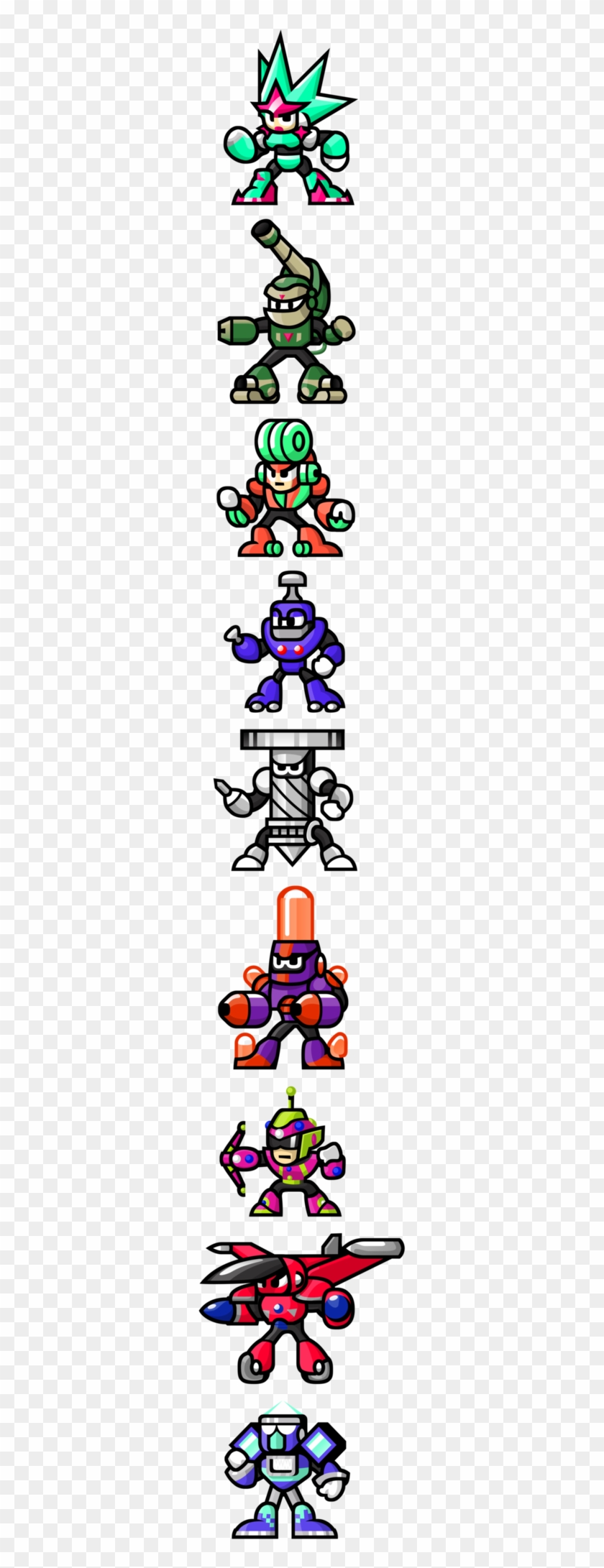 Megaman ''sprites''-unlimited Bosses - Day Dress #1027892