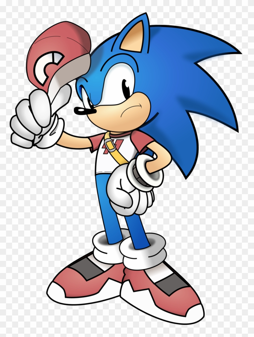 Classic Sonic The Hedgehog By Philllord - Hedgehog Transparent Svg Clip Assets Cartoon Classic #1028453