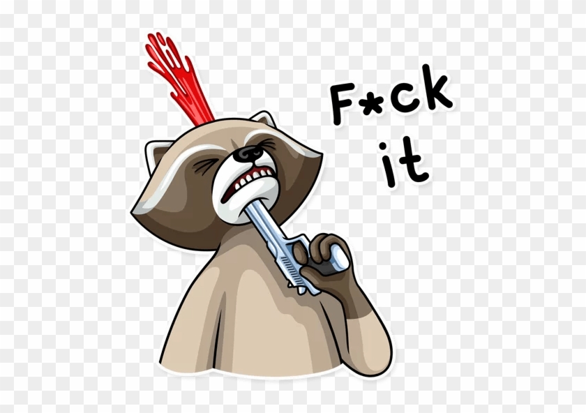 Dying - Criminal Raccoon Stickers #1028689